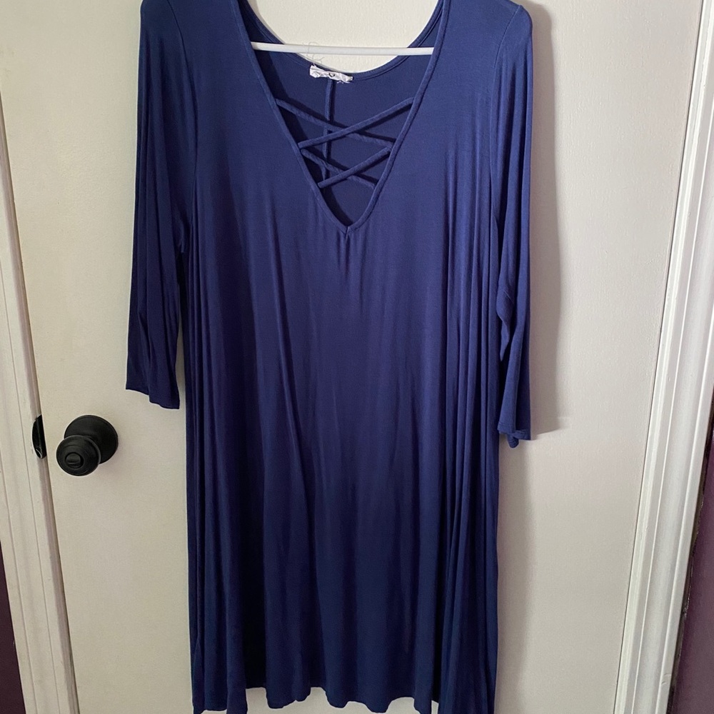 Blue dress